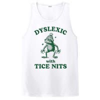 Dyslexic With Tice Nits Funny Dyslexia PosiCharge Competitor Tank