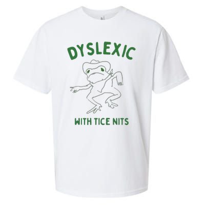 Dyslexic With Tice Nits Sueded Cloud Jersey T-Shirt