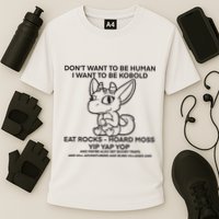 DonT Want To Be Human I Want To Be Kobold Eat Rocks Hoard Moss Yip Yap Yop Performance Shirt