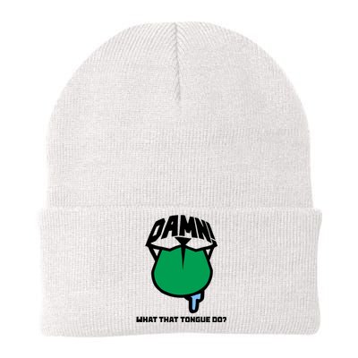 Damn What That Tongue Do Knit Cap Winter Beanie