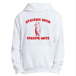 Dyslexic With Tassive Mits Retro Cartoon Urban Pullover Hoodie