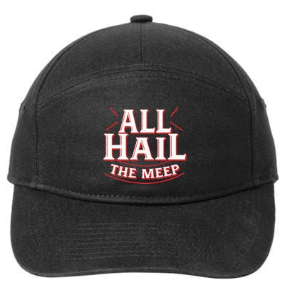 Doctor Who The Meep Funny All Hail The Meep 7-Panel Snapback Hat