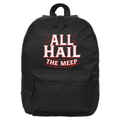 Doctor Who The Meep Funny All Hail The Meep 16 in Basic Backpack