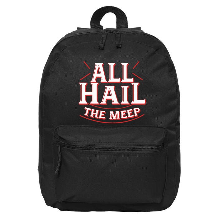 Doctor Who The Meep Funny All Hail The Meep 16 in Basic Backpack