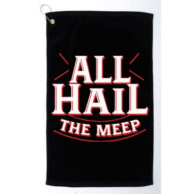 Doctor Who The Meep Funny All Hail The Meep Platinum Collection Golf Towel