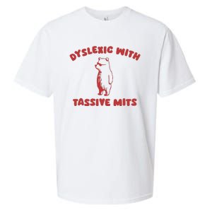 Dyslexic With Tassive Mits Sueded Cloud Jersey T-Shirt