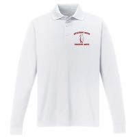 Dyslexic With Tassive Mits Performance Long Sleeve Polo