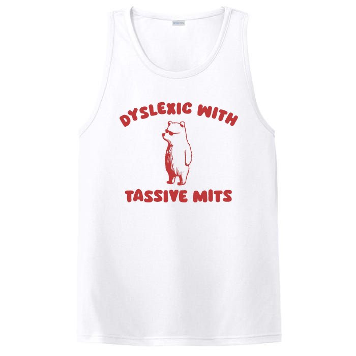 Dyslexic With Tassive Mits PosiCharge Competitor Tank