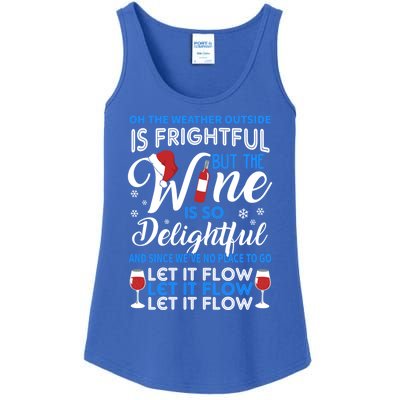 Delightful Wine Ugly Christmas Sweater For Or Gift Ladies Essential Tank