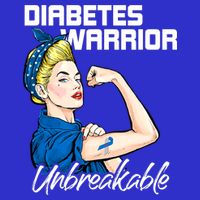 Diabetes Warrior Unbreakable Diabetes Awareness Womens Tank Top