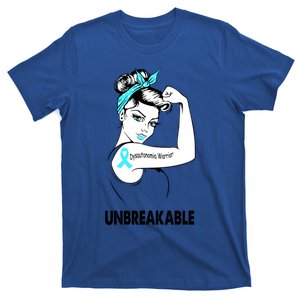 Dysautonomia Warrior Unbreakable Gift Awareness Gift T-Shirt