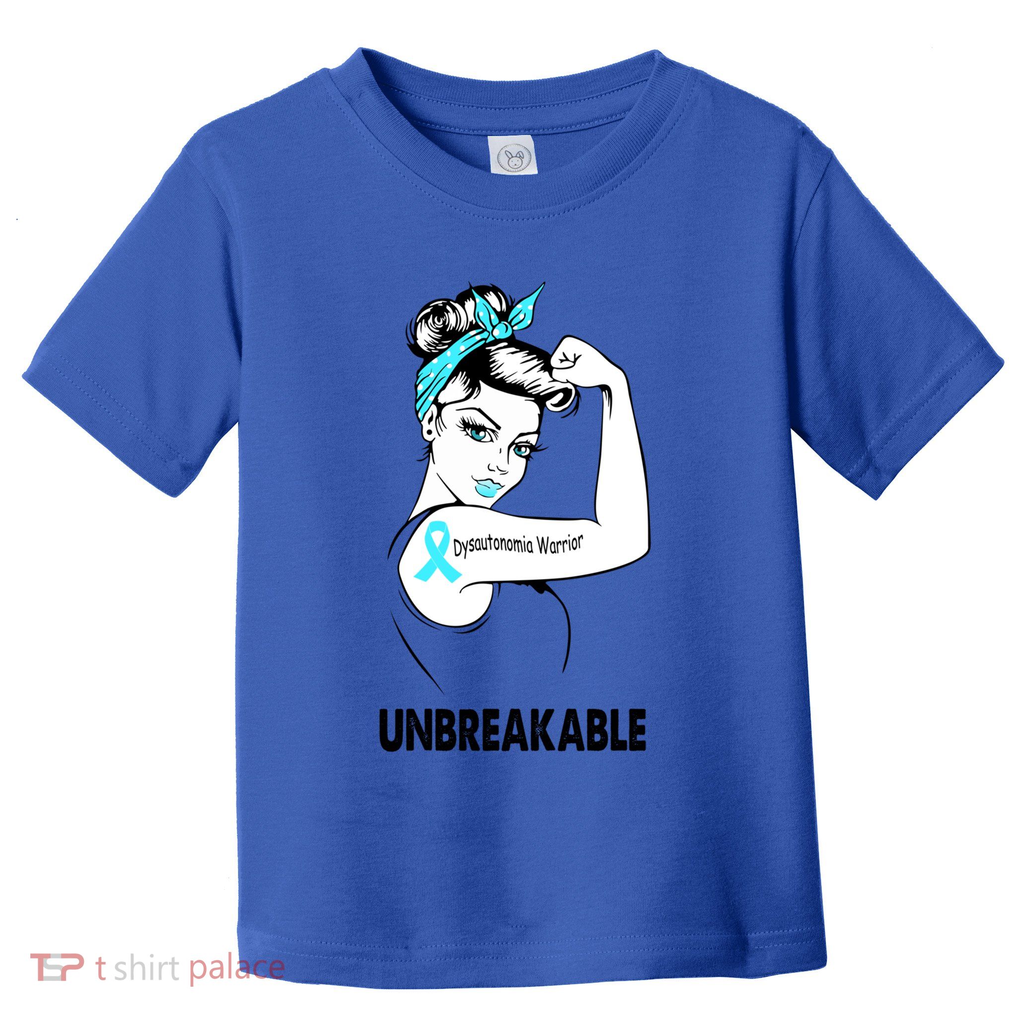 Dysautonomia Warrior Unbreakable Gift Awareness Gift Toddler T-Shirt