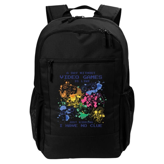 Day Without Video Games No Clue Backpack