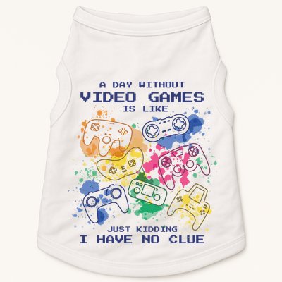 Day Without Video Games No Clue Doggie Tank