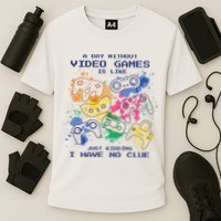 Day Without Video Games No Clue Performance Shirt