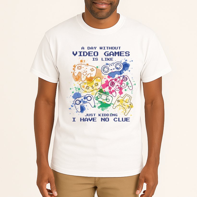 Day Without Video Games No Clue Tall T-Shirt