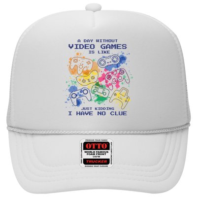 Day Without Video Games No Clue Trucker Hat