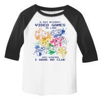 Day Without Video Games No Clue Toddler Fine Jersey T-Shirt