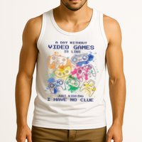 Day Without Video Games No Clue Tank Top