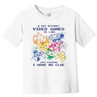 Day Without Video Games No Clue Toddler T-Shirt