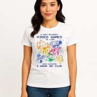 Day Without Video Games No Clue Womens T-Shirt