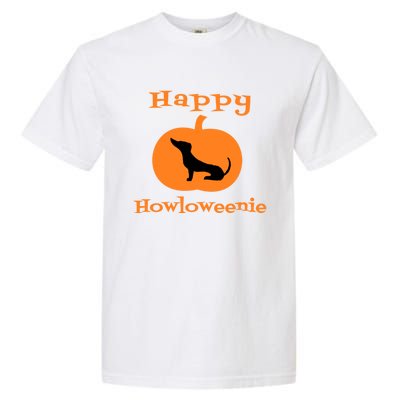 Dachshund Weenie Weiner Dog Lover Pumpkin Halloween Cute Gift Garment-Dyed Heavyweight T-Shirt