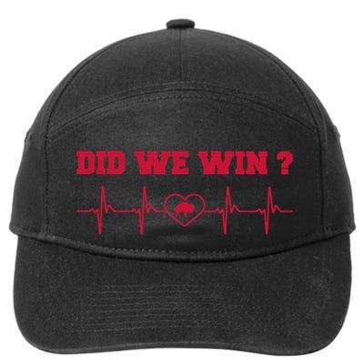 Did We Win Graphic Trending Tee 7-Panel Snapback Hat