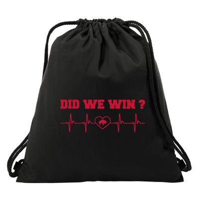 Did We Win Graphic Trending Tee Drawstring Bag