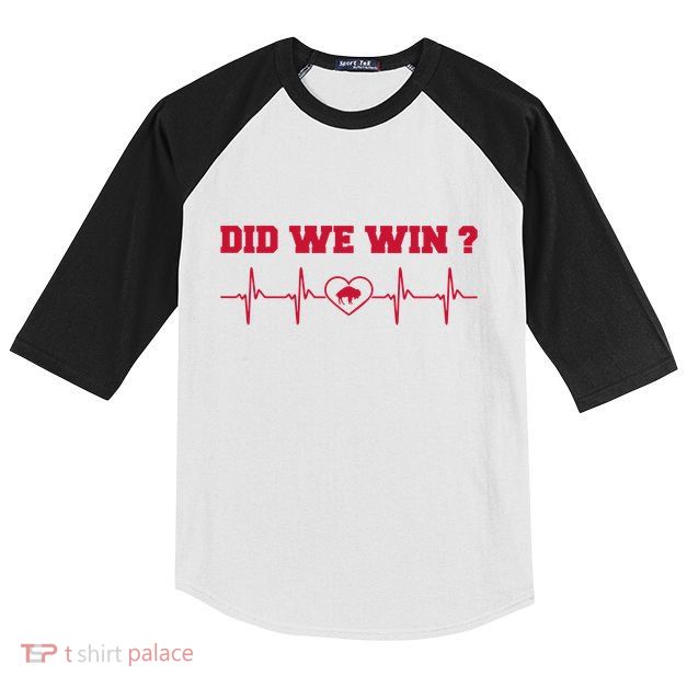 Did We Win Graphic Trending Tee Kids Colorblock Raglan Jersey