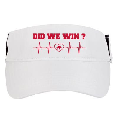 Did We Win Graphic Trending Tee Adult Drive Performance Visor