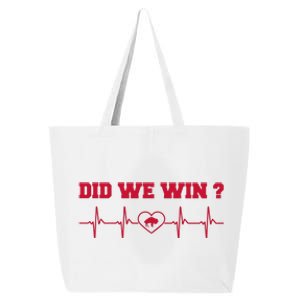 Did We Win Graphic Trending Tee 25L Jumbo Tote