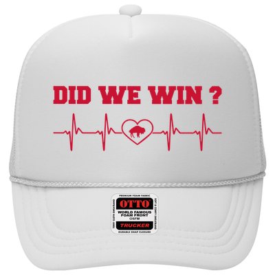 Did We Win Graphic Trending Tee Trucker Hat