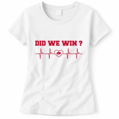 Did We Win Graphic Trending Tee Womens T-Shirt