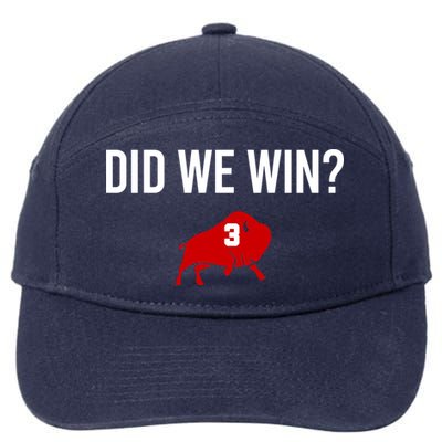 Did We Win Graphic Trending Tee 7-Panel Snapback Hat