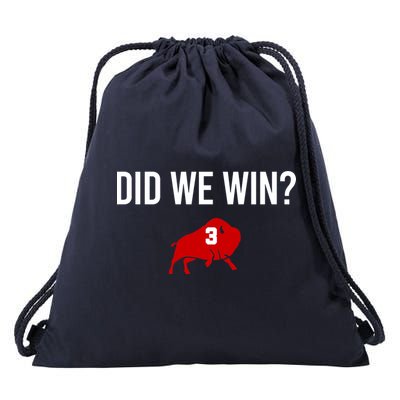 Did We Win Graphic Trending Tee Drawstring Bag