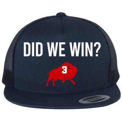 Did We Win Graphic Trending Tee Flatbill Hat