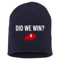 Did We Win Graphic Trending Tee Short Acrylic Beanie