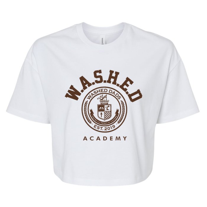 Derrick White Weating Washed Dads Est 2019 Academy Bella+Canvas Jersey Crop Tee