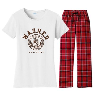 Derrick White Weating Washed Dads Est 2019 Academy Women's Flannel Pajama Set