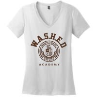 Derrick White Weating Washed Dads Est 2019 Academy Women's V-Neck T-Shirt