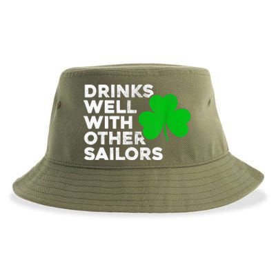 Drinks Well With Other Sailors Sustainable Bucket Hat