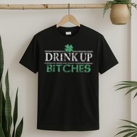 Drinks Well With Others St. Patrick's Day Drunk Beer Funny T-Shirt
