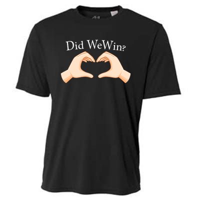 Did We Win Funny Cooling Performance Crew T-Shirt