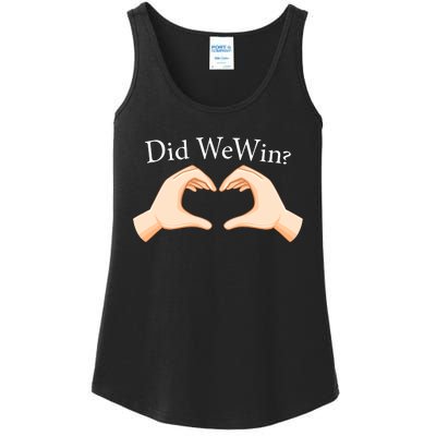 Did We Win Funny Ladies Essential Tank