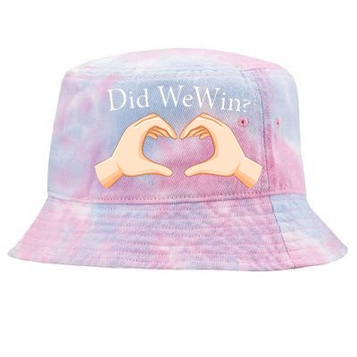 Did We Win Funny Tie-Dyed Bucket Hat