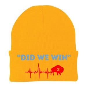 Did We Win Pray For Damar 3 Knit Cap Winter Beanie