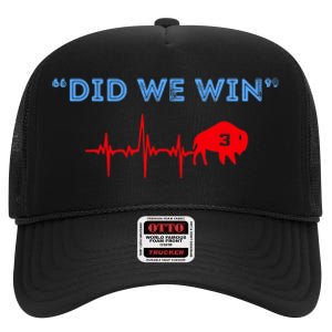 Did We Win Pray For Damar 3 High Crown Mesh Back Trucker Hat