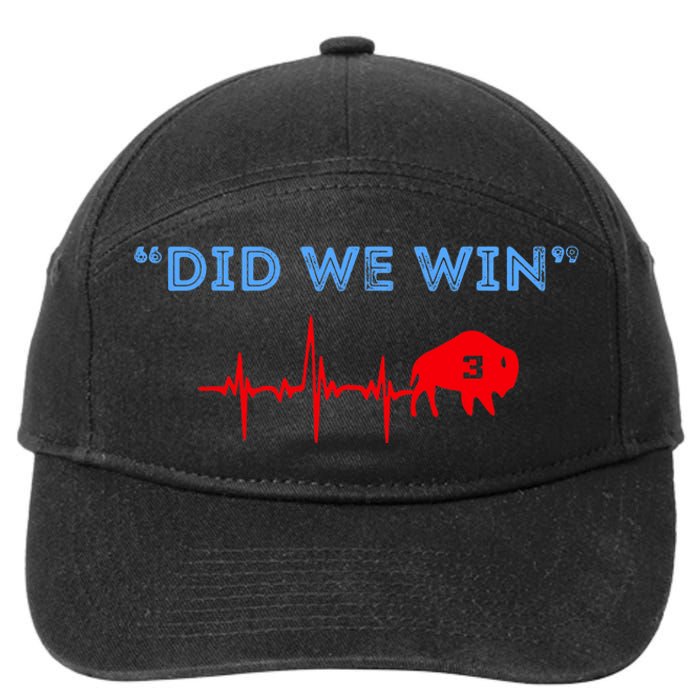 Did We Win Pray For Damar 3 7-Panel Snapback Hat