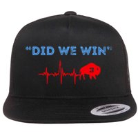 Did We Win Pray For Damar 3 Flat Bill Trucker Hat