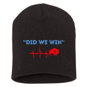 Did We Win Pray For Damar 3 Short Acrylic Beanie